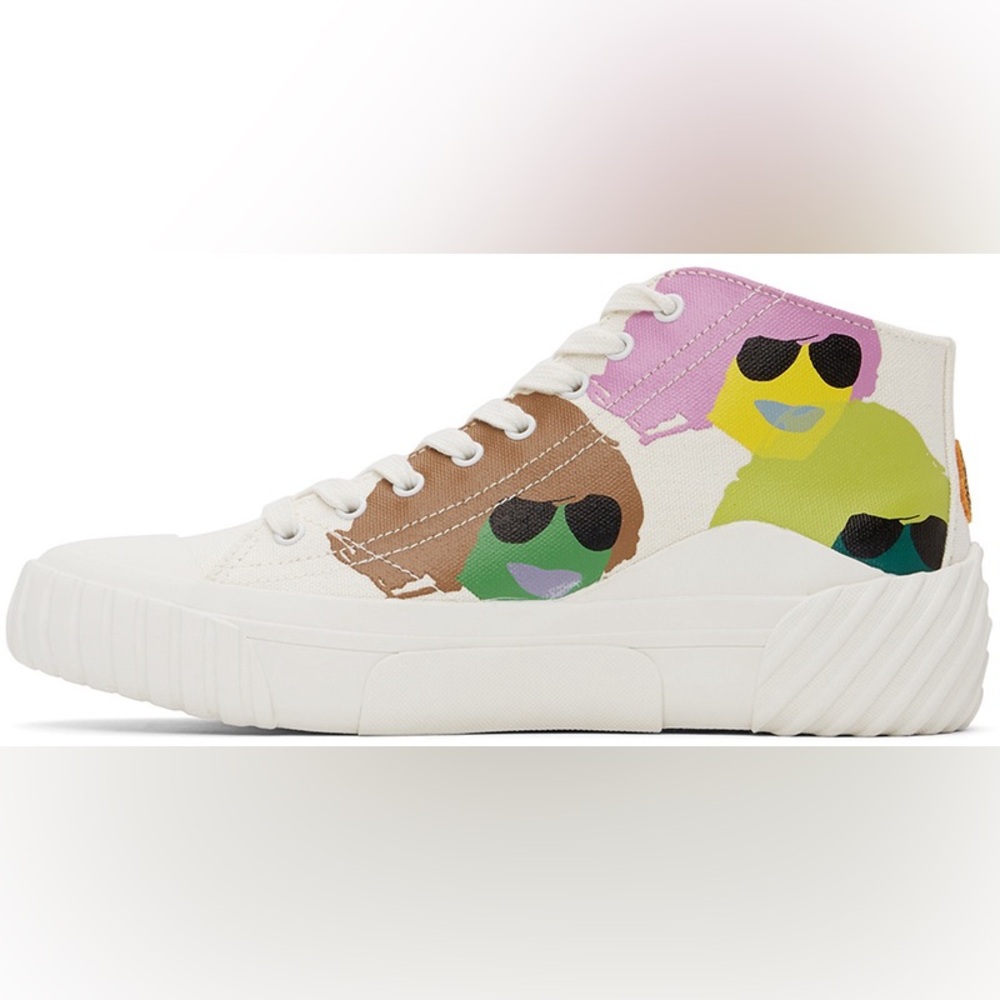 KENZO White Tiger Crest High Sneakers (fits 10.5-11 US Women’s)